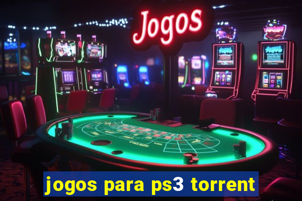 jogos para ps3 torrent